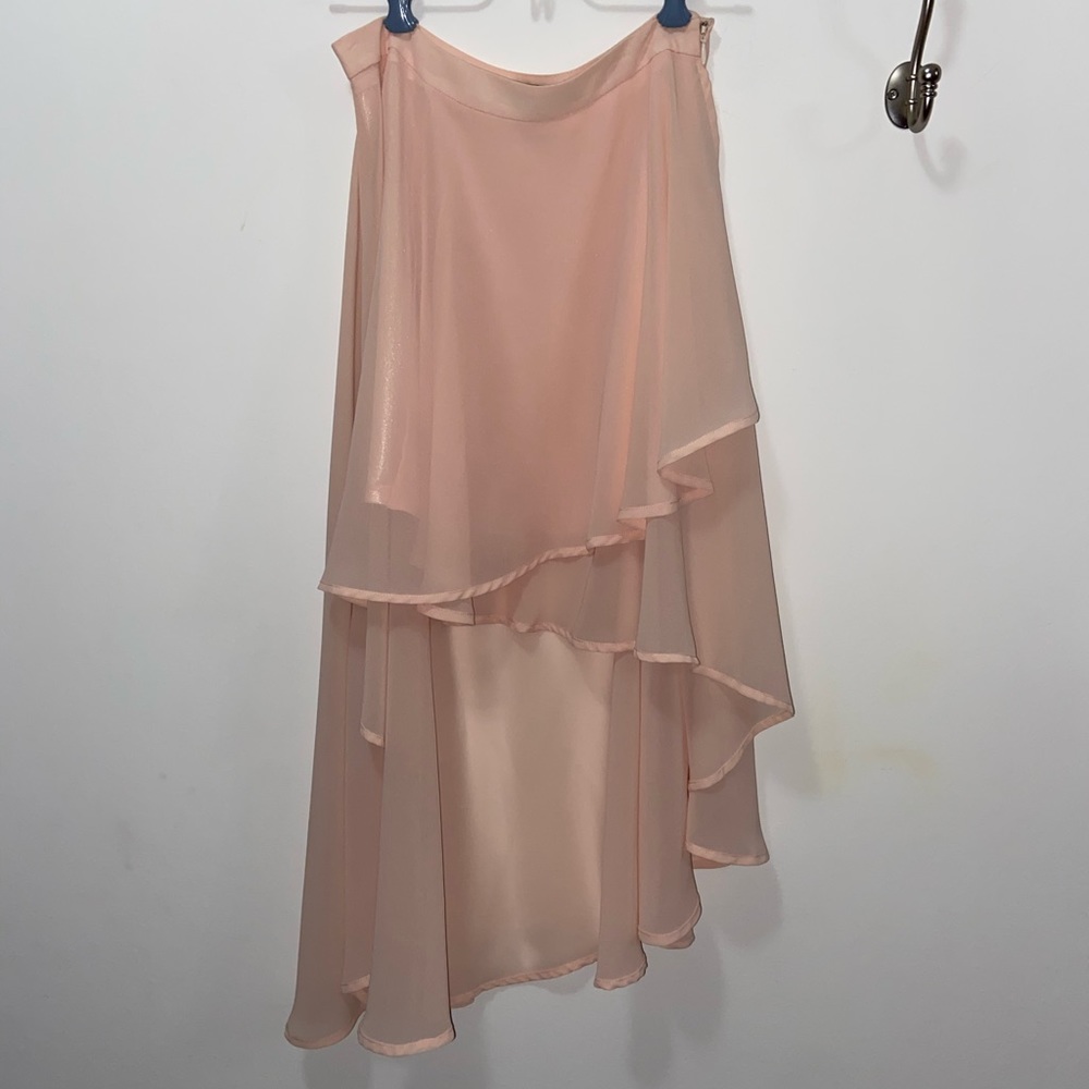 Light Pink High Low Skirt (Size Small)